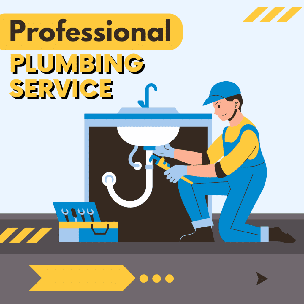 Professional plumber servicing a sink, with tools and a toolbox, emphasizing plumbing maintenance importance.