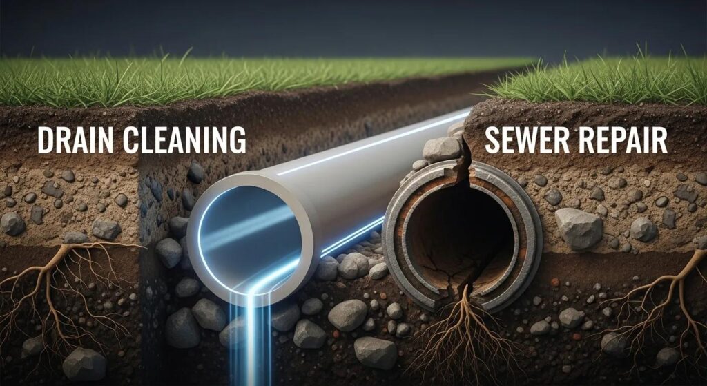 Drain Cleaning or Sewer Repair?